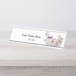 Namensvorlage für Schreibtisch Schreibtischnamensplakette