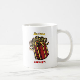Names&Meanings - Matthew Kaffeetasse
