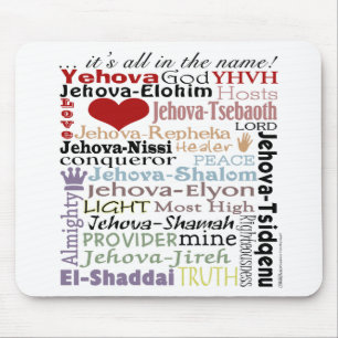 Names of God-Subway Art Mousepad