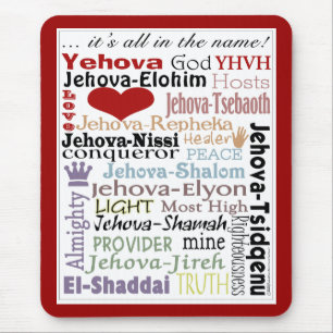 Names of God-Subway Art Mousepad