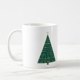 Names of Jesus Christmas Tree Kaffeetasse
