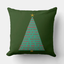 Names of Jesus Christmas Tree Kissen