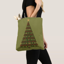 Names of Jesus Christmas Tree Tasche
