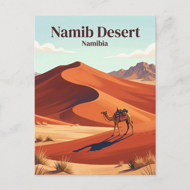 Namib-Wüste Namibia Postkarte (Vorderseite)