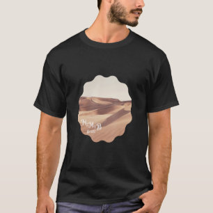 Namib Wüste Retro Stil ruhige Lage T-Shirt