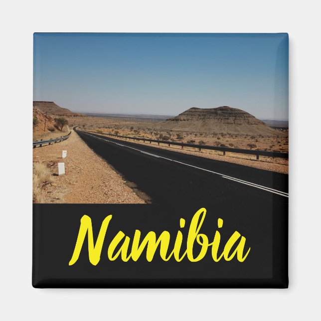 Namibia Africa Landscape Namibian Wüstenstraße Magnet (Vorne)