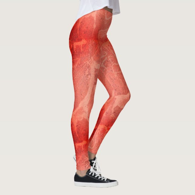 Namibia Africa Namibian Rock Art Malerei Leggings (Rechts)