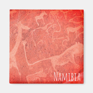 Namibia Africa Rock Art Painting Magnet