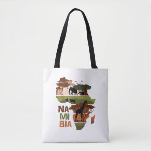Namibia Africa Sunset Continental Nature Wild Life Tasche