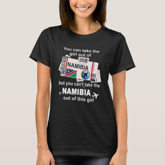 Namibia Boarding Pass Namibia Girl Namibia T-Shirt