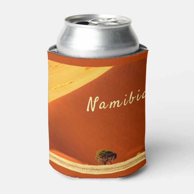 Namibia-Dunes aus Sossusvlei-Foto mit Text Dosenkühler (Kanne Vorderseite)