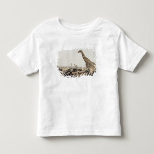 Namibia, Etosha-Nationalpark. Ein einzelner Giraff Kleinkind T-shirt