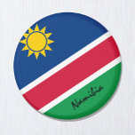 Namibia Fahne & Afrika - Reise-/Sportfans Magnet<br><div class="desc">Kühlschrankmagnet: Namibia & Afrika - Liebe meines Landes und Namibia-Fahnenpatrioten</div>