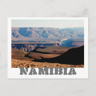 Namibia Fish River Canyon Landschaft Natur Postkarte