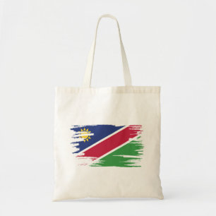 Namibia Flag Brush Art Tragetasche