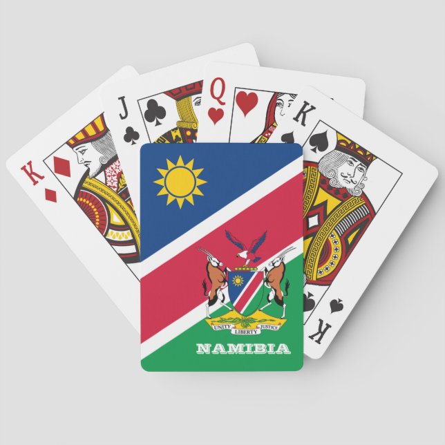 Namibia Flag Games, Namibia Playing Cards Spielkarten (Rückseite)