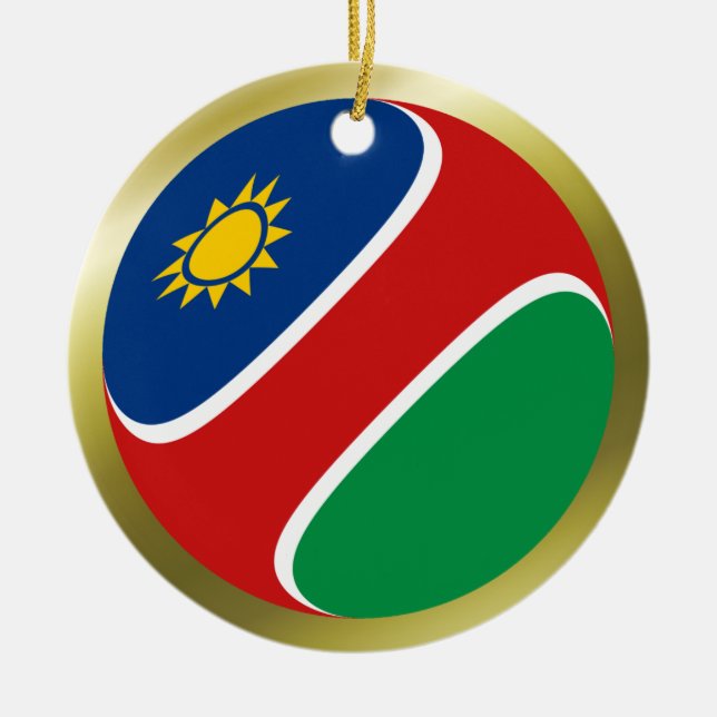 Namibia Flag Ornament (Vorne)