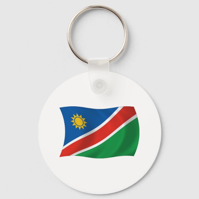Namibia Flag Schlüsselanhänger (Vorderseite)