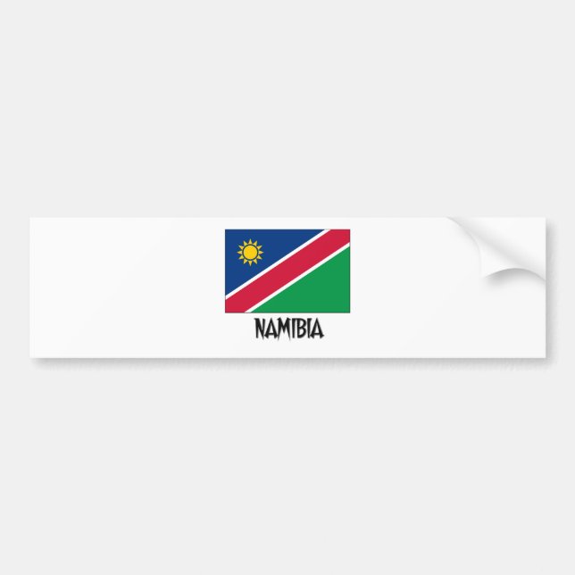 Namibia-Flagge Autoaufkleber (Vorne)