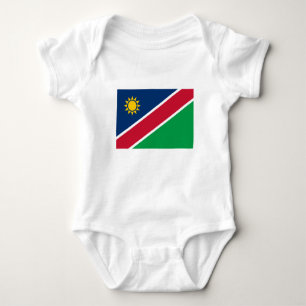 Namibia-Flagge Baby Strampler