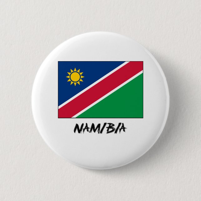Namibia-Flagge Button (Vorderseite)