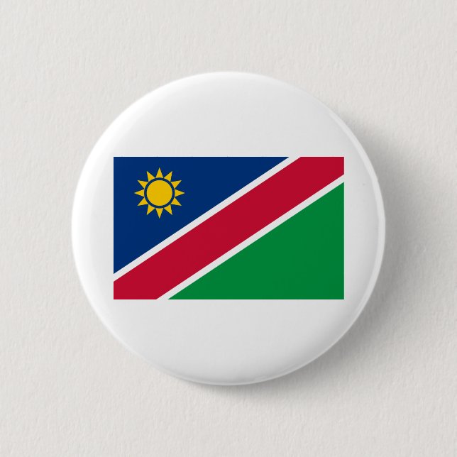 Namibia-Flagge Button (Vorderseite)