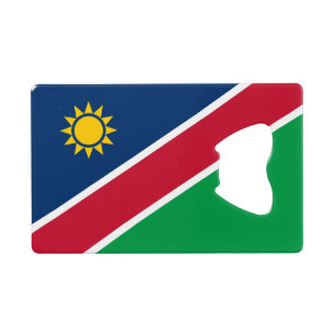 Namibia-Flagge Geldbeutel Flaschenöffner