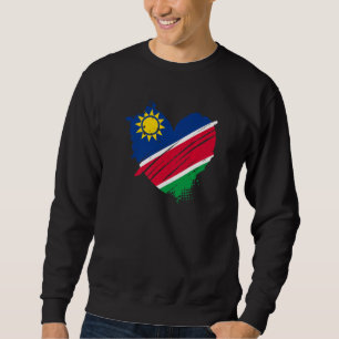 Namibia-Flagge Ich liebe sie Sie ist in meiner DNA Sweatshirt