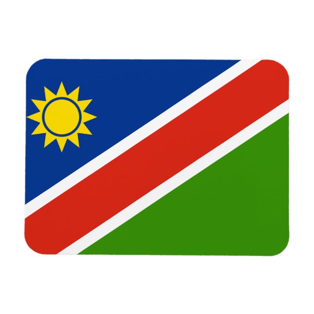 Namibia-Flagge Magnet (Horizontal)