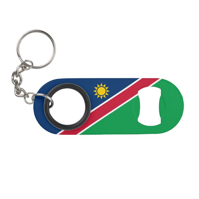 Namibia-Flagge Mini Flaschenöffner (Vorderseite (Horizontal))