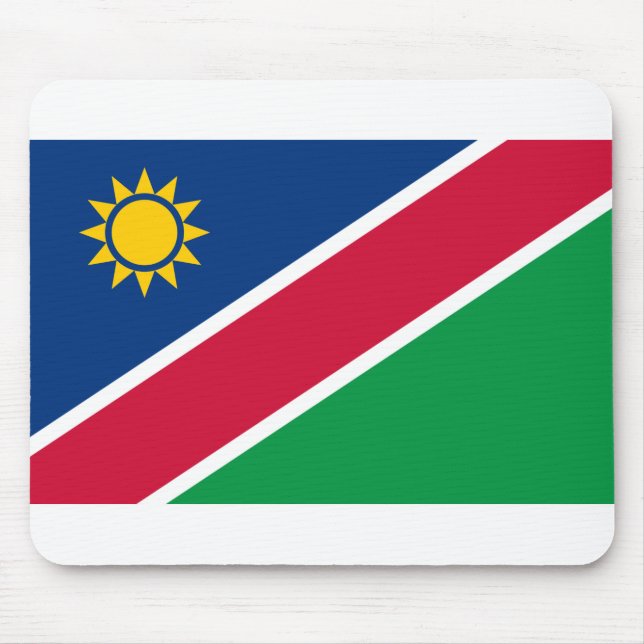 Namibia-Flagge Mousepad (Vorne)