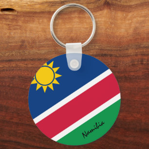 Namibia-Flagge & Namibia-Patrioten/Sport Schlüsselanhänger