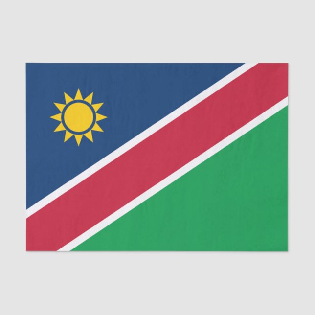 Namibia-Flagge Seidenpapier (Vorderseite)