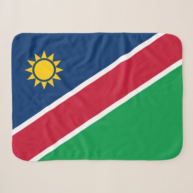 Namibia-Flagge Sherpadecke (Vorderseite (Horizontal))