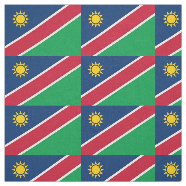 Namibia-Flagge Stoff (Muster)