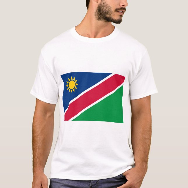 Namibia-Flagge T-Shirt (Vorderseite)