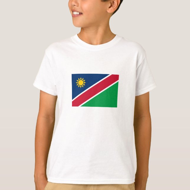 Namibia-Flagge T-Shirt (Vorderseite)