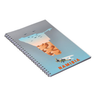 Namibia-Karte Post-it-Notizen Notizblock