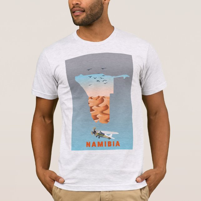 Namibia-Karte T-Shirt (Vorderseite)