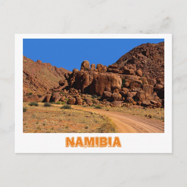 Namibia Koiimasis Ranch Tiras Berge Landschaft Postkarte (Vorderseite)