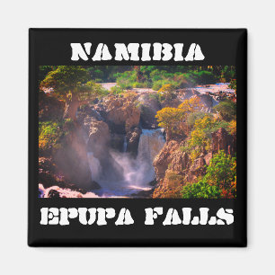 Namibia Kunene River Epupa Falls Landscape Baobabs Magnet