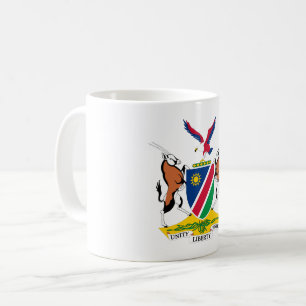 Namibia Landeswappen Symbol Emblem Flagge Kaffeetasse