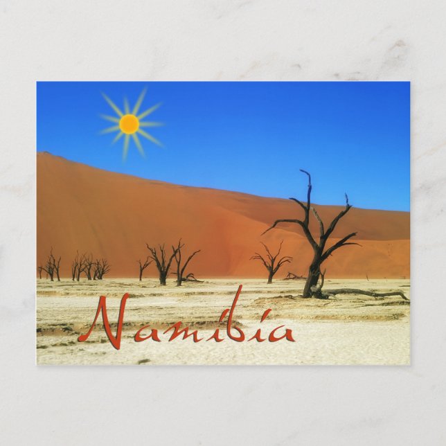 Namibia Postkarte (Vorderseite)