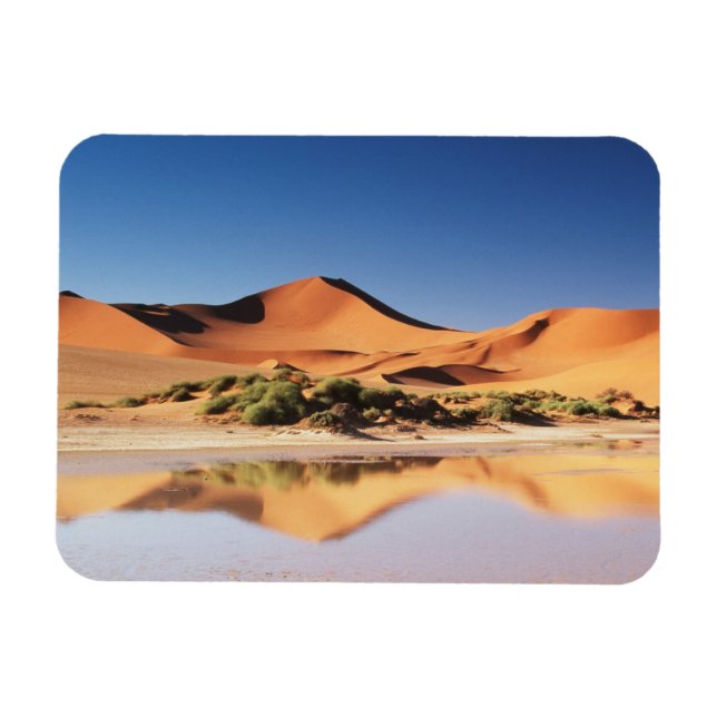 Namibia, Region Sossusvlei, Sanddünen in der Wüste Magnet (Horizontal)