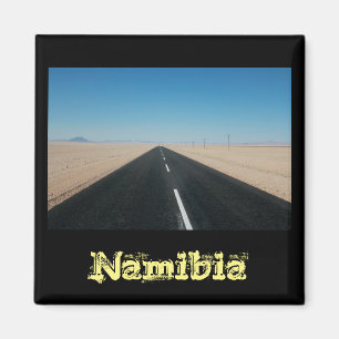 Namibia Road Highway Deep Landschaftsmagnet Magnet