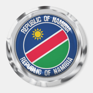 Namibia Round Emblem Magnet