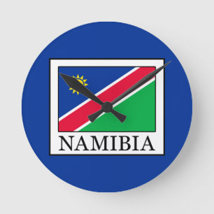 Namibia Runde Wanduhr