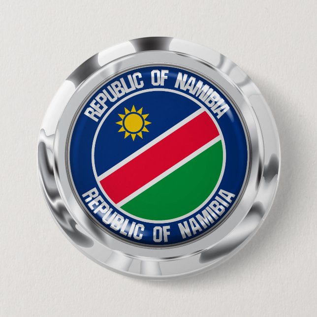 Namibia-RundEmblem Button (Vorderseite)