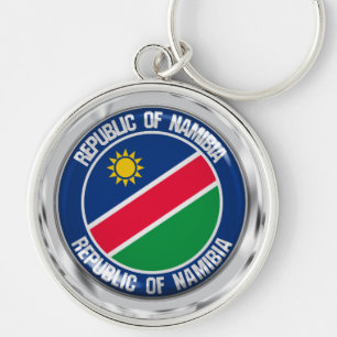 Namibia-RundEmblem Schlüsselanhänger