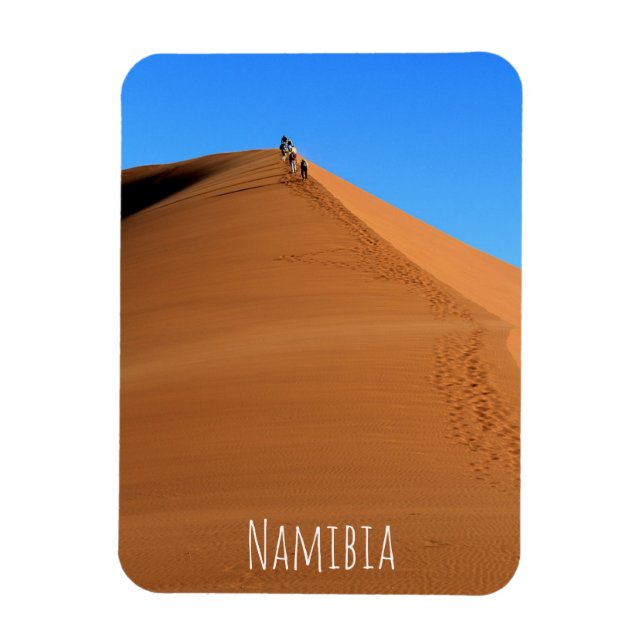 Namibia Sand Dune 45 Landschaft Sossusvlei Magnet (Vertikal)